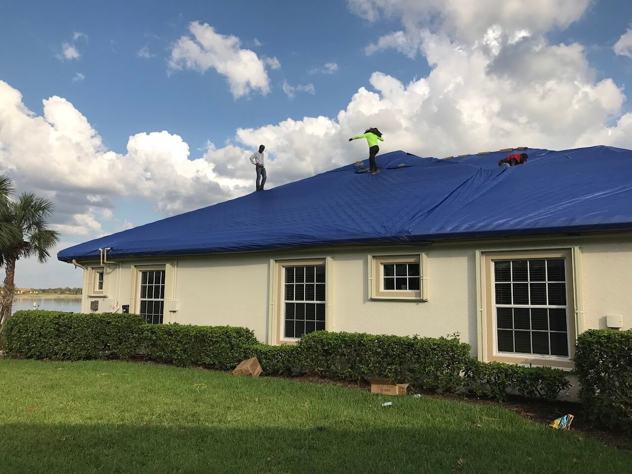 Roof Tarp Installation Service